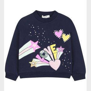 Billieblush Sweatshirt - Navy m. Print