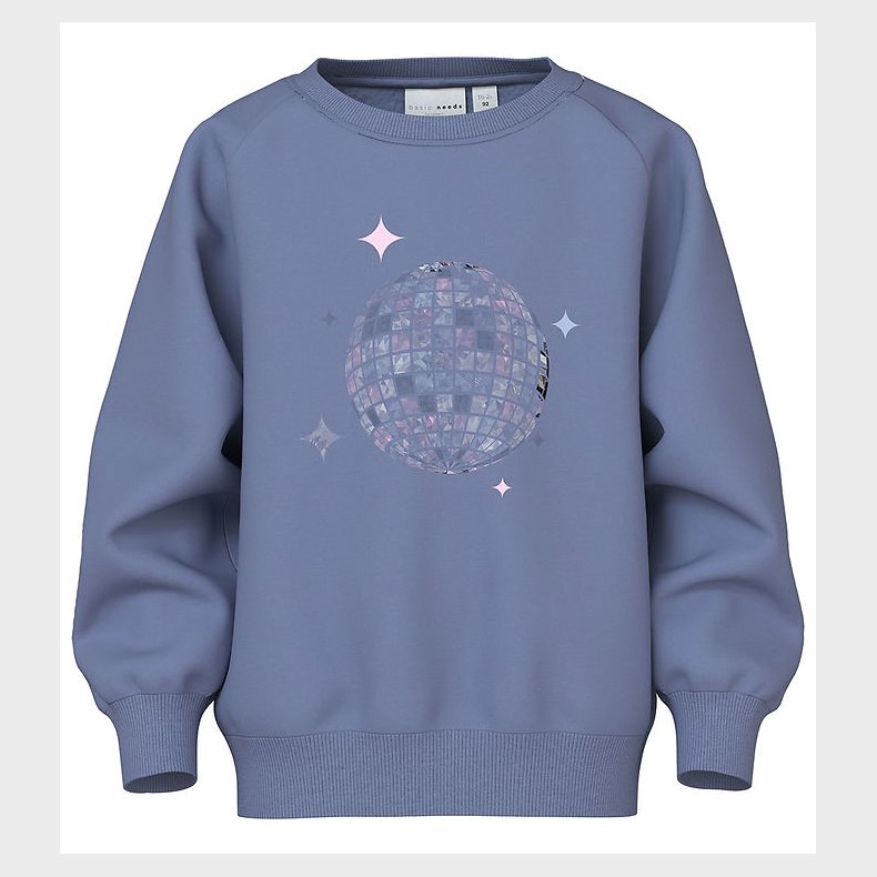 Name It Sweatshirt - NmfVenus - Blue Ice/Discoball