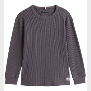 Tommy Hilfiger Bluse - Strik - Washed BlackGREY