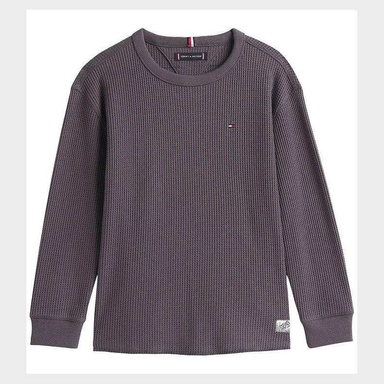 Tommy Hilfiger Bluse - Strik - Washed BlackGREY