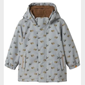 Lil Atelier Vinterjakke - NmmLasnow10 - Ultimate Grey/Airplanes