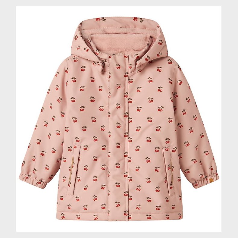Lil Atelier Vinterjakke - NmfLasnow10 - Misty Rose/Cherry
