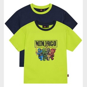 LEGO® Wear T-shirt - Ninjago - 2-pak - LwTaffy - Bl - Gul