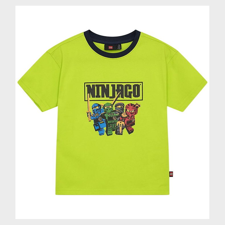 LEGO® Wear Ninjago T-shirt - LwTaffy - Lysegrn