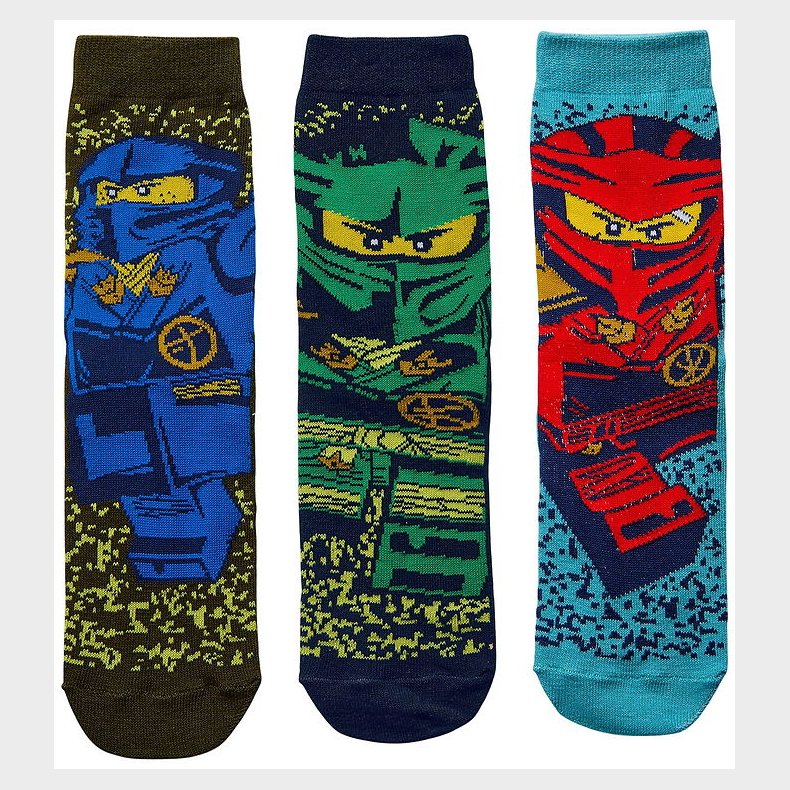 LEGO® Wear Ninjago Strmper - 3-pak - LwaGan - Bl