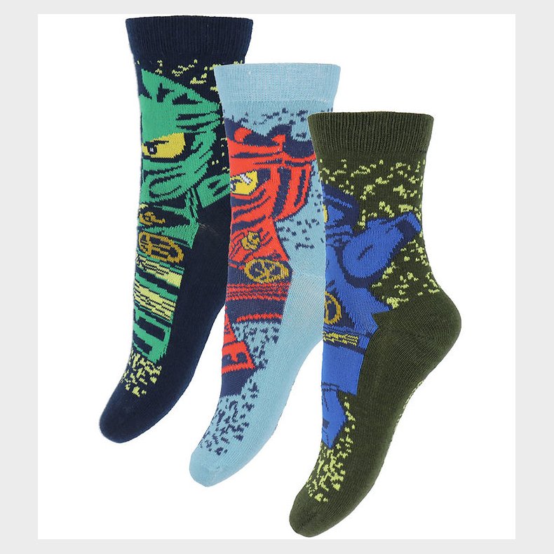 LEGO® Wear Ninjago Strmper - 3-pak - LwaGan - Bl