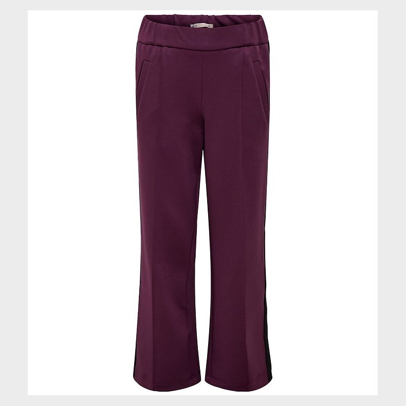 Kids Only Trningsbukser - KogWarm - Mauve Wine/Panel White/Blac