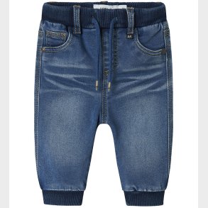 Name It Jeans - Baggy - Fleece - NbmBen - Medium Blue Denim