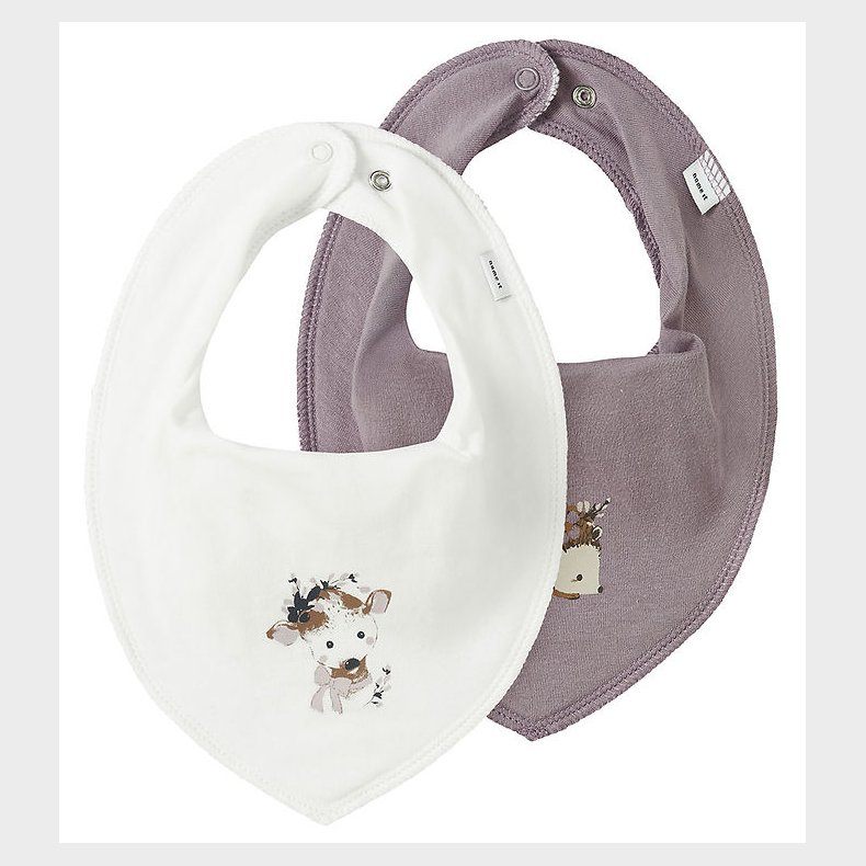 Name It Hagesmkke - 2-pak - NbfYvette - Toadstool/Cloud Dancer/