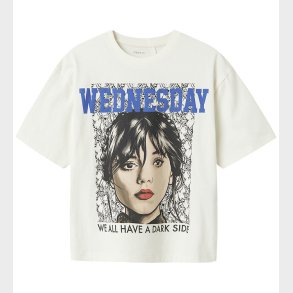 Name It T-shirt - NkfAkara - Wednesday - Cloud Dancer