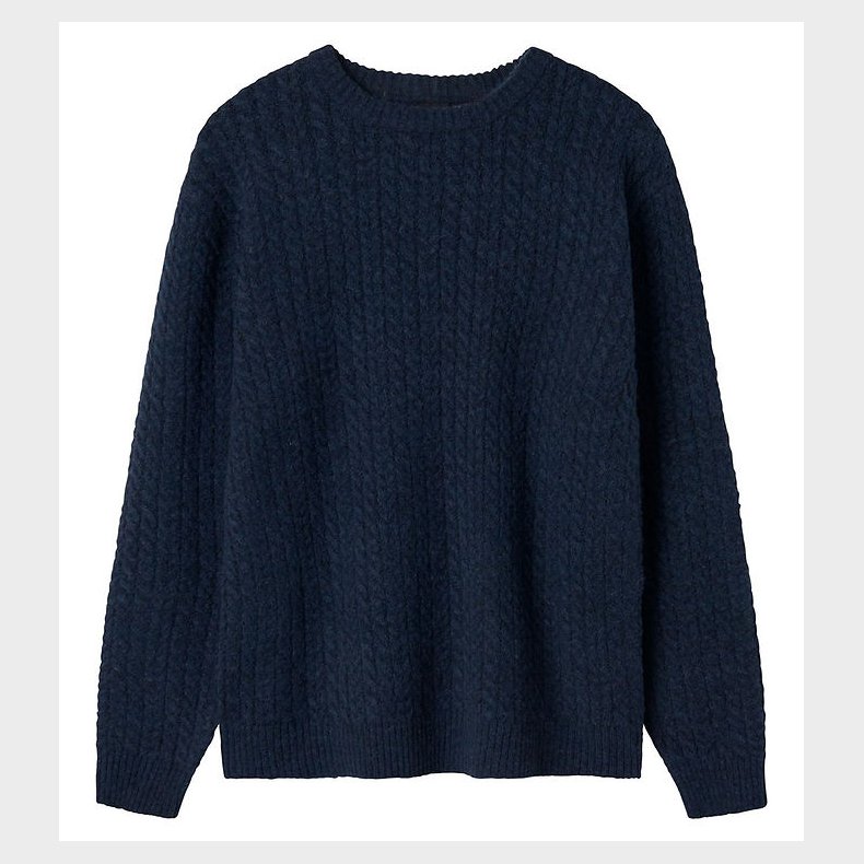 LMTD Bluse - Strik - NlmKave - Navy Blazer