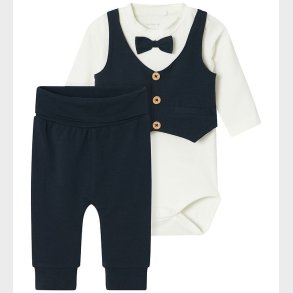 Name It Body l/ - NbmAdam - Dark Sapphire/Solid Pant