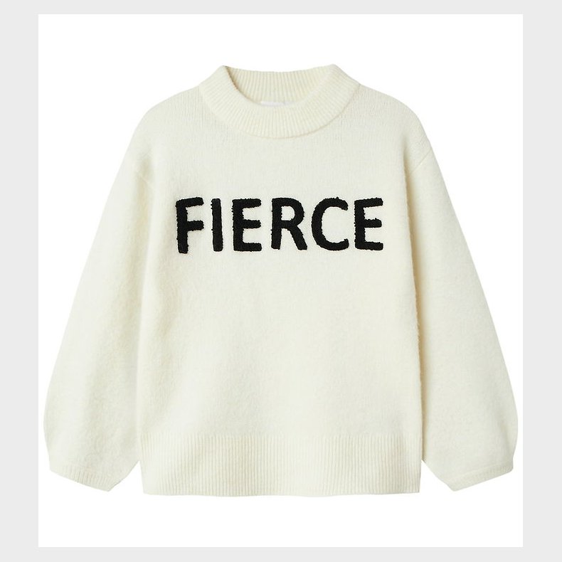 Name It Bluse - Strik - NkfOdessa - Cloud Dancer