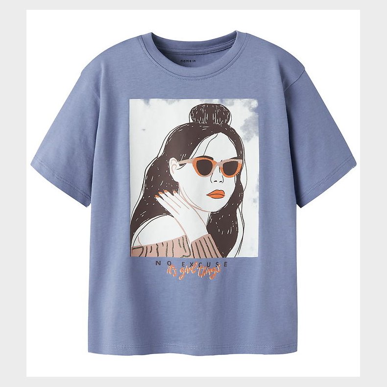 Name It T-shirt - NkfObia - Blue Ice
