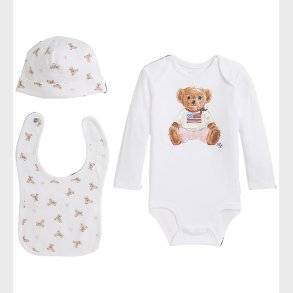 Polo Ralph Lauren Gave�ske - Savlesm�k/Hue/Body l/� - Hvid/Rosa