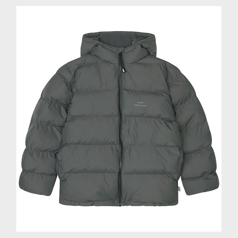 Mads Nrgaard Dynejakke - Light Ripstop Junino - Asphalt