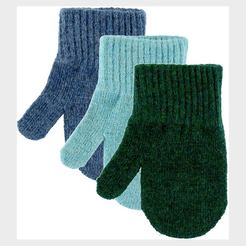 Mikk-Line Luffer - Uld/Polyamid - 3-pak - Darkest Sprouse-Faded