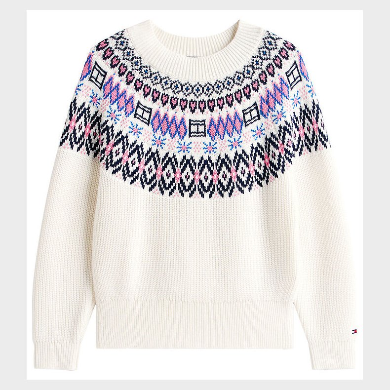 Tommy Hilfiger Bluse - Strik - Ivory Silk