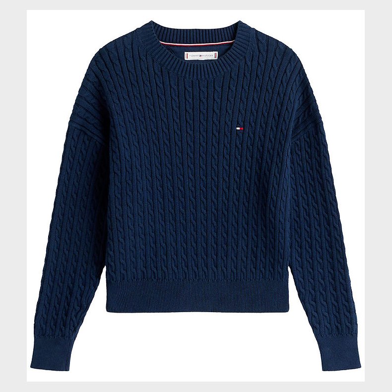 Tommy Hilfiger Bluse - Strik - Dark Night Navyblue