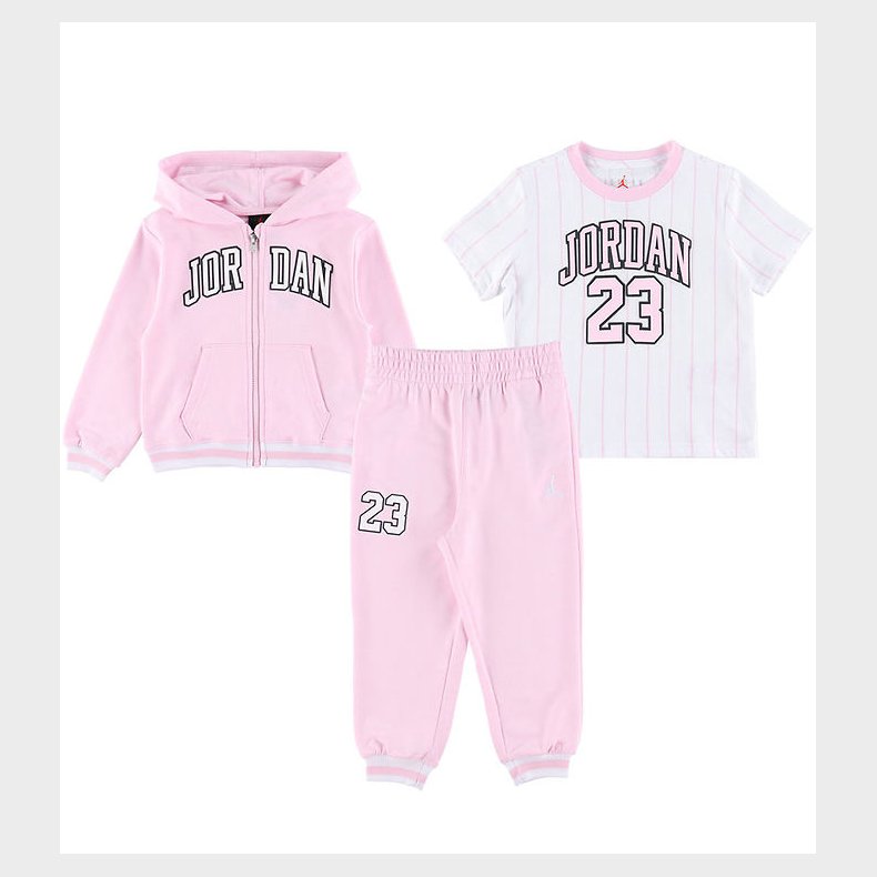 Jordan Sweatst - Pink Foam/Hvid