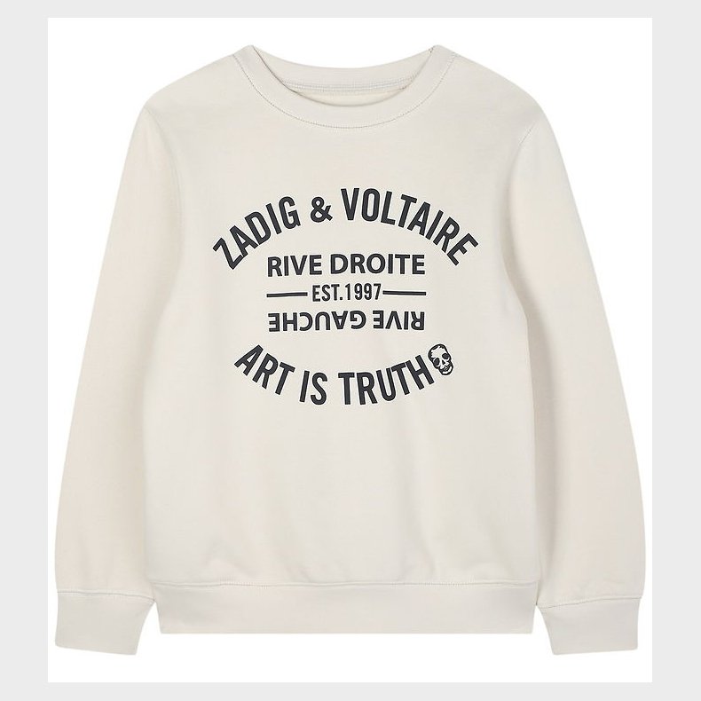 Zadig & Voltaire Sweatshirt - Simba - New Beige m. Print