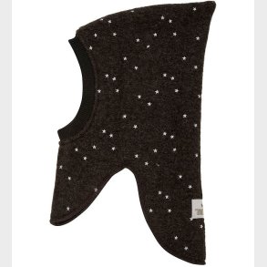 Huttelihut Elefanthue - Uld - 2-lags - Dark Brown Melange