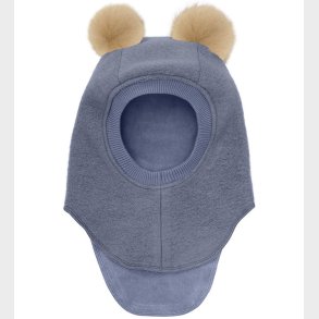 Huttelihut Elefanthue - Uld - 2-lags - Folkstone Gray m. Kvaste