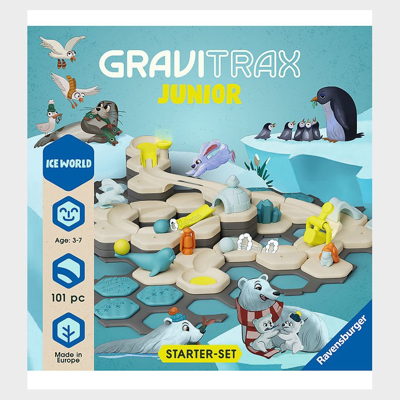GraviTrax Junior Starter-Set - Ice - 101 Dele