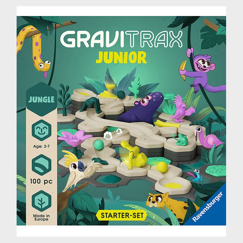 GraviTrax Junior Starter-Set - Jungle - 100 Dele
