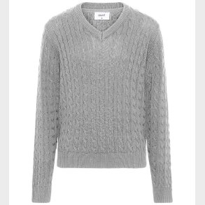 Grunt Bluse - Strik - GrAron - Grey Melange