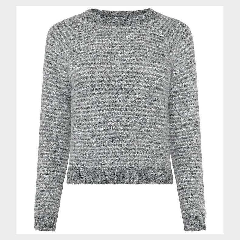 Grunt Bluse - Strik - GrCienne - Dark Grey