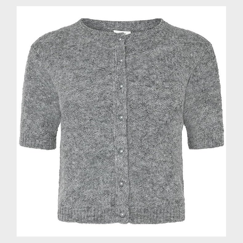 Grunt Cardigan - Strik - GrLins - Dark Grey