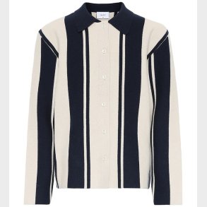 Grunt Cardigan - Strik - GrBaja - Navy-Sand