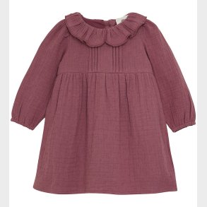 En Fant Kjole - Musselin - Roan rouge