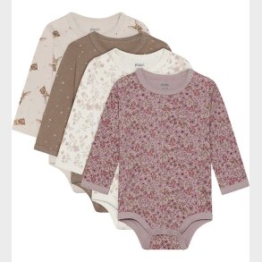 Pippi Baby Body l/ - 4-pak - Violet Ice