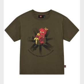 LEGO® Wear Ninjago T-shirt - LwTaffy 609 - Brun