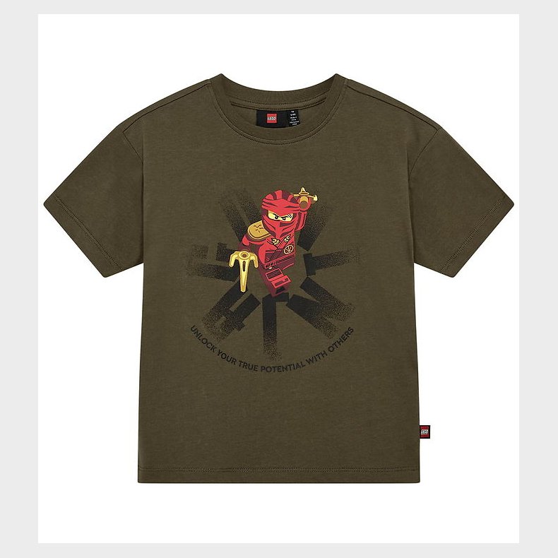 LEGO® Wear Ninjago T-shirt - LwTaffy 609 - Brun