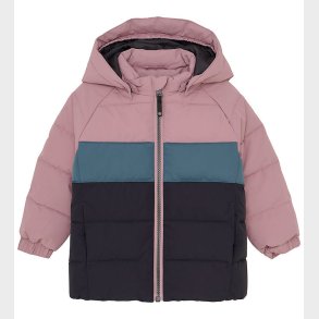 Color Kids Dunjakke - Quilt & Colorbl. - Woodrose