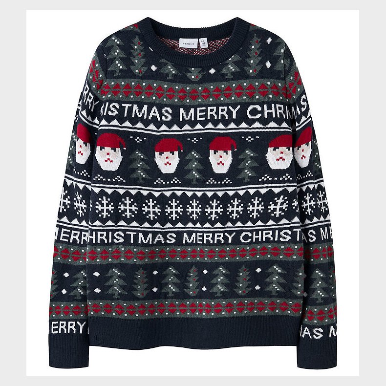 Name it Sweatshirt - NknRastokka - Strik - Dark Sapphire