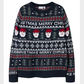 Name it Sweatshirt - NknRastokka - Strik - Dark Sapphire