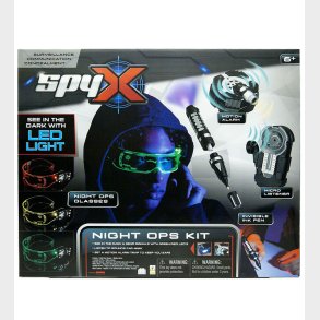 SpyX - Natmissionsst - LED Lys - Gul/Rd/Grn