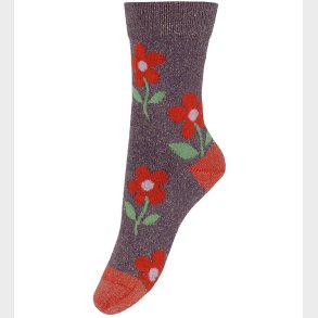 Melton Strmper - Glitter - Hortensia