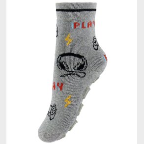 Melton Strmper - Anti-Slip - Gaming - Light Grey Melange