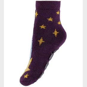 Melton Strmper - Anti-Slip - Shooting Star - Hortensia