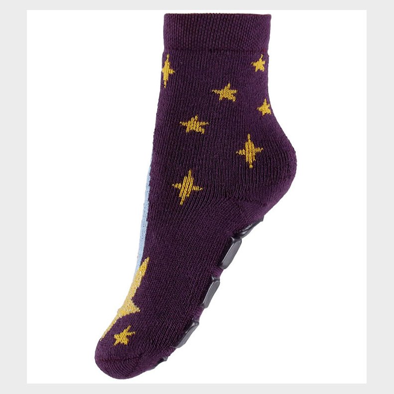 Melton Strmper - Anti-Slip - Shooting Star - Hortensia