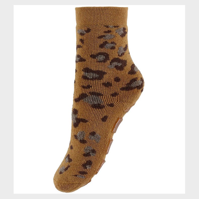 Melton Strmper - Anti-Slip - Leopard - Biscuit