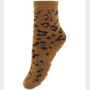 Melton Strmper - Anti-Slip - Leopard - Biscuit