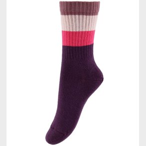 Melton Strmper - Wide Stripes - Hortensia