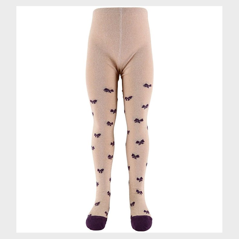 Melton Strmpebukser m. Sljfer - Glitter - Crystal Pink