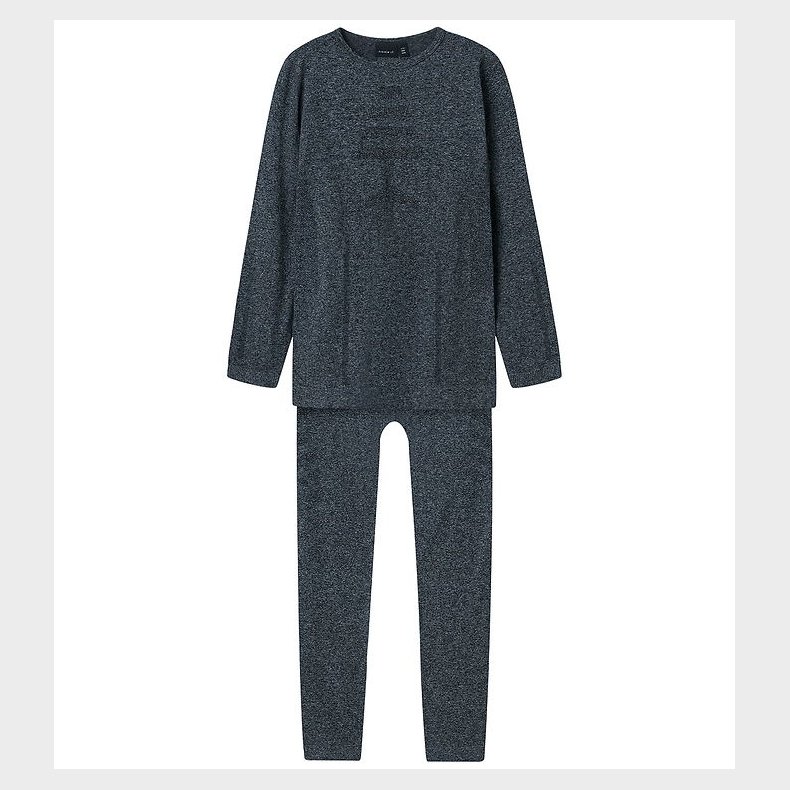 Name It Skiundertj - NknSilver - Grey Melange